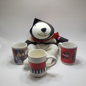 Coca Cola mugs and Coca Cola Polar bear Bag